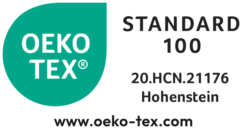 OEKO-TEX STANDARD 100 label 20.HCN.21176