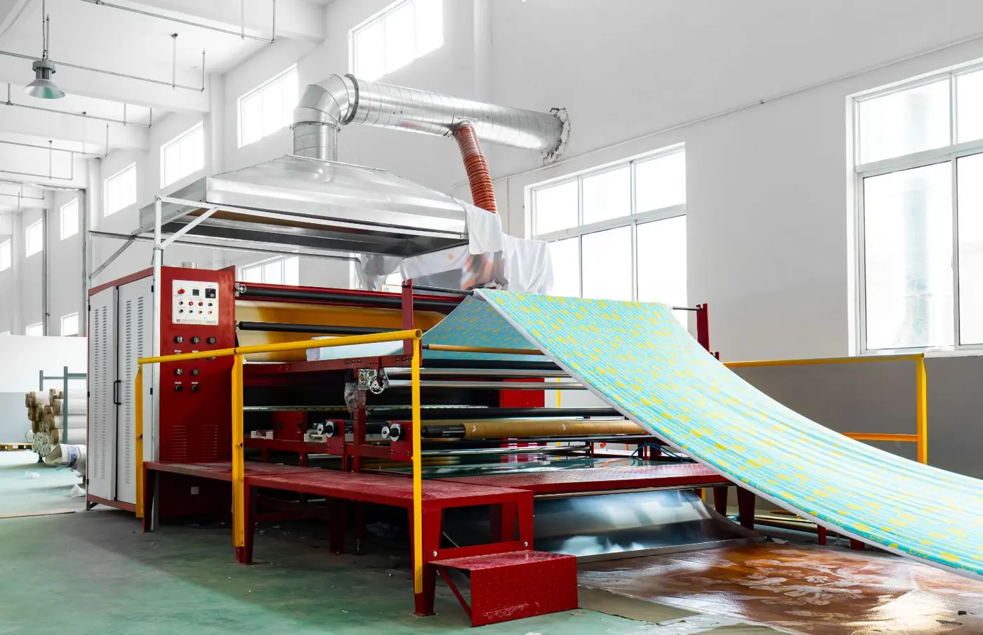Textile printing equipment
