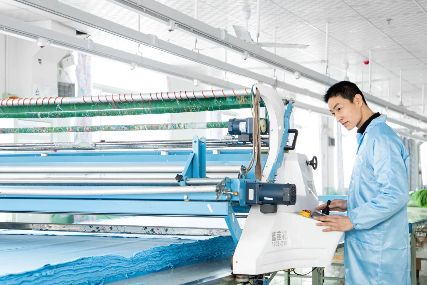 Textile production line