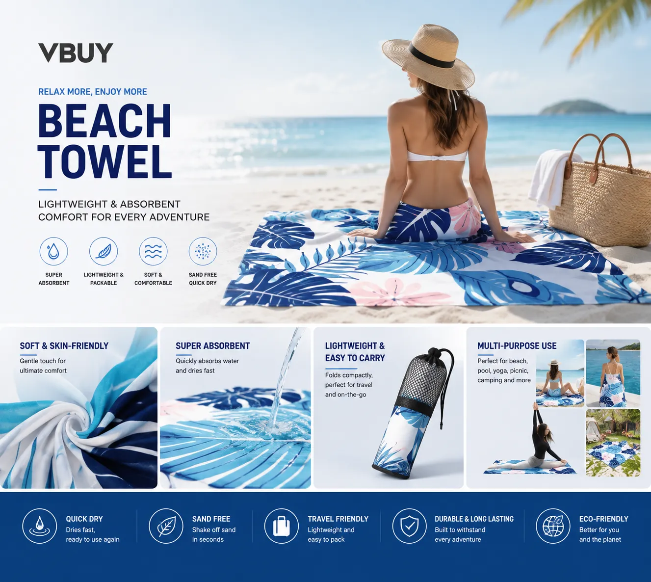 Beach & Travel available for custom manufacturing